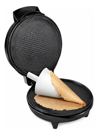 Máquina Para Hacer Conos De Helado Waffles  Cuchufli Galleta Negro