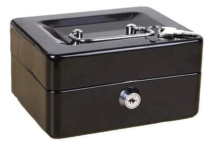 Caja Fuerte Metálica Con Llave Para Dinero 25x20cm
