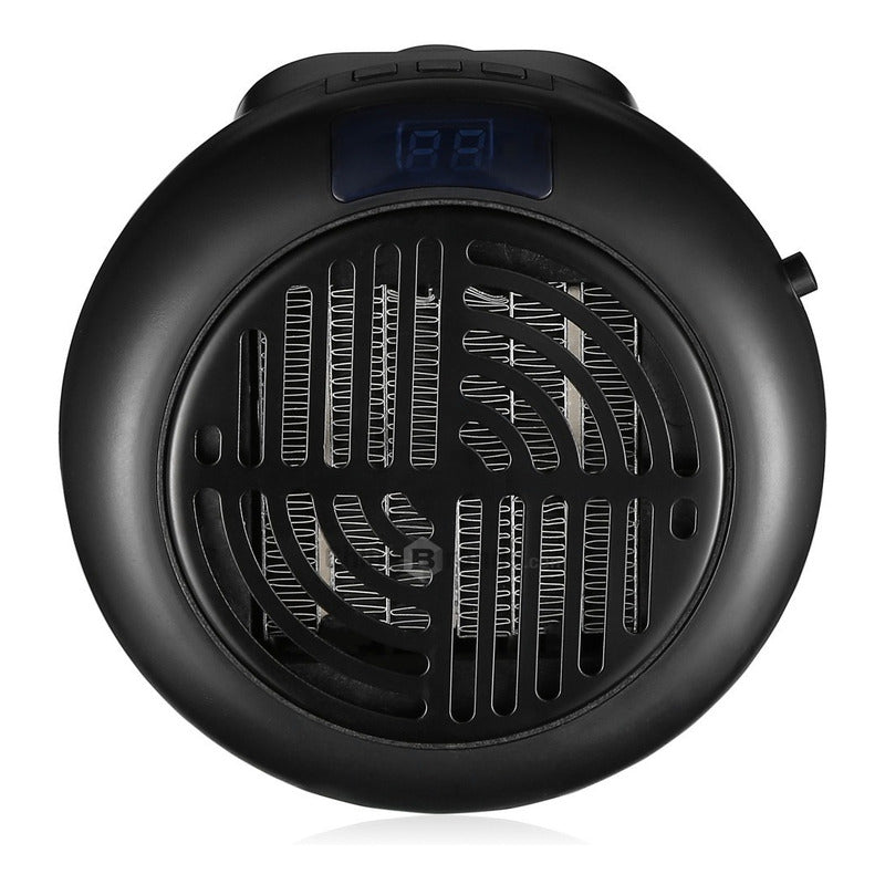 Calefactor Electrico Mini Estufa De Pared Portatil Invierno  Negro