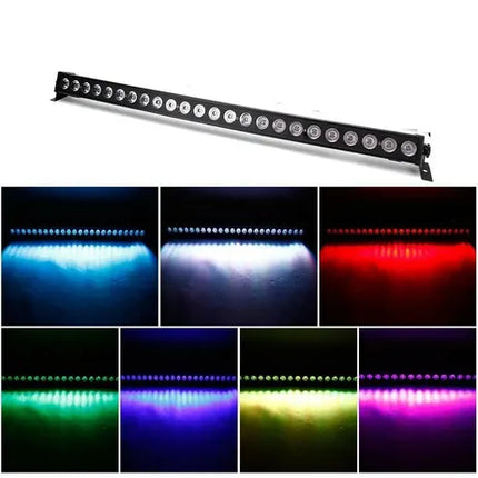 Barra Luz 24 Led Para Fiesta Rgb Discoteca
