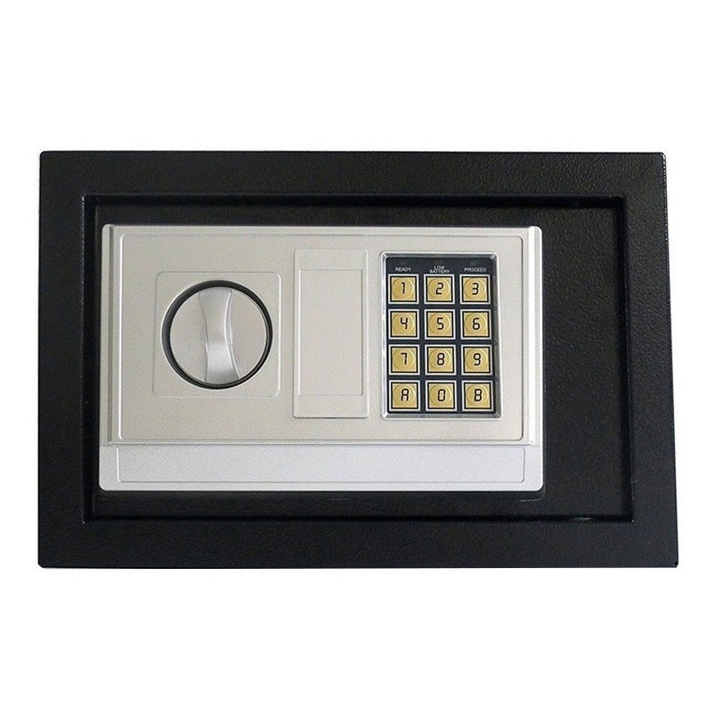 Caja Fuerte Digital Seguridad Con Llaves 31x20x20cm