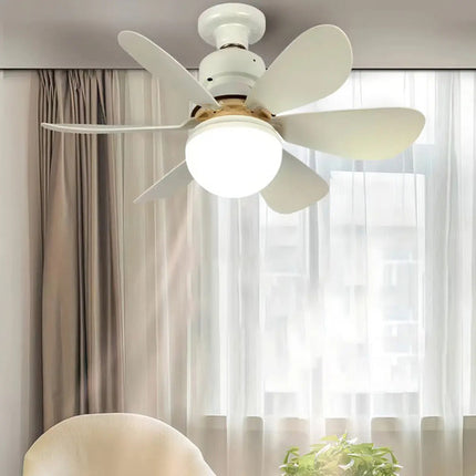 Ventilador De Techo Genérica Genérico Con 6 Aspas De Plástico Color Blanco Estructura Color Blanco, 42cm De Diámetro 1 42 Cm