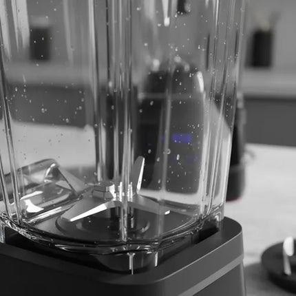 Licuadora Industrial Genérica Bl-1180c 2.5 L Negra Con Vaso Negro