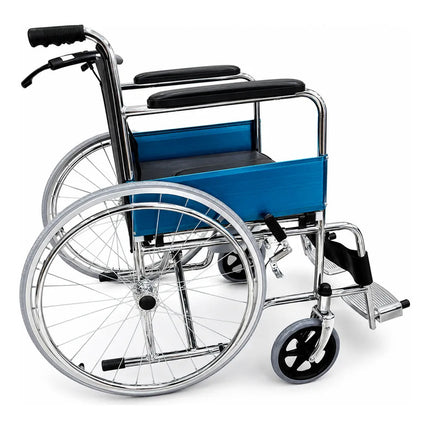 Silla De Ruedas Plegable Con Baño