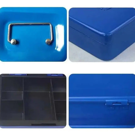 Caja Fuerte Metálica Con Llave Para Dinero 25x20cm