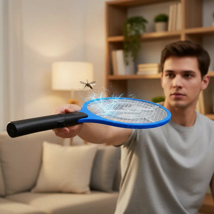 Raqueta Eléctrica Mata Mosquitos Recargable