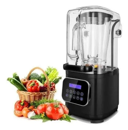 Licuadora Industrial Silenciosa 2 Litros 2000w Negro