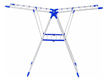 Tendedero Colgador De Ropa Plegable Eficiente Y Resistente Azul