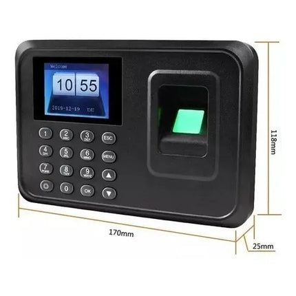 Reloj Biométrico Control De Asistencia Huella En Español