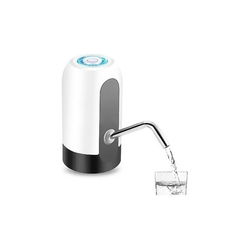 Dispensador Electrico De Agua Recargable Para Botellones Color Blanco